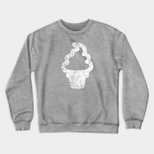 Cute Soft Serve Ice Cream - Distressed Crewneck Sweatshirt